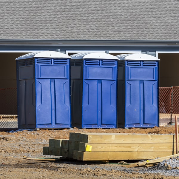 are there any restrictions on what items can be disposed of in the porta potties in City of Orange